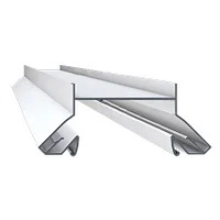 Профиль алюминиевый для натяжных потолков , белый для ниш под светильники